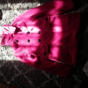 Pink Pea Coat Large (14)